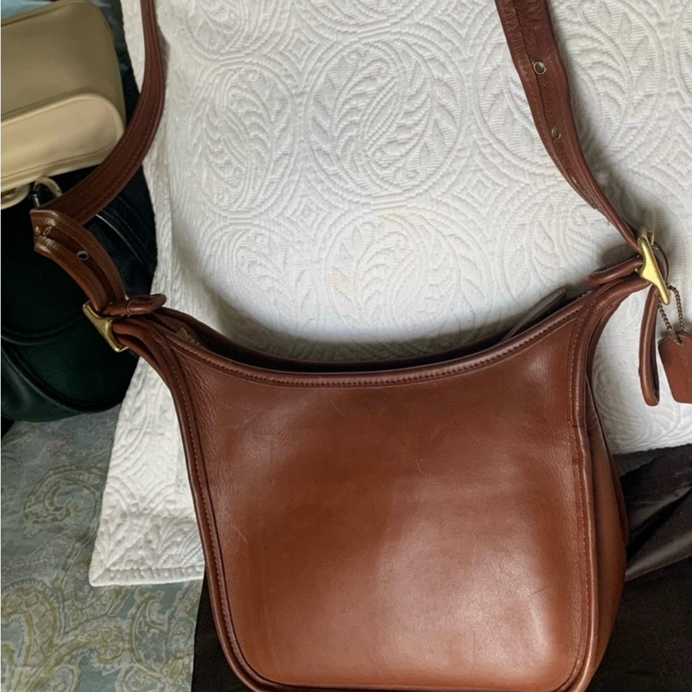 Vintage Coach Janice Legacy Bag 9950 - 1996; medium brown/tan; EUC; collectible - Picture 11 of 12